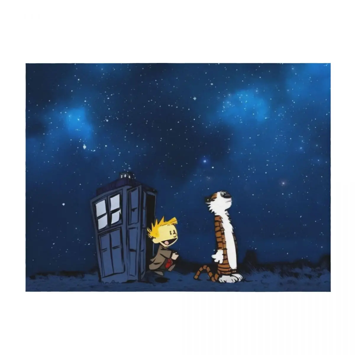 

Calvin and hobbes Throw Blanket Soft Beautifuls Travel anime Blankets