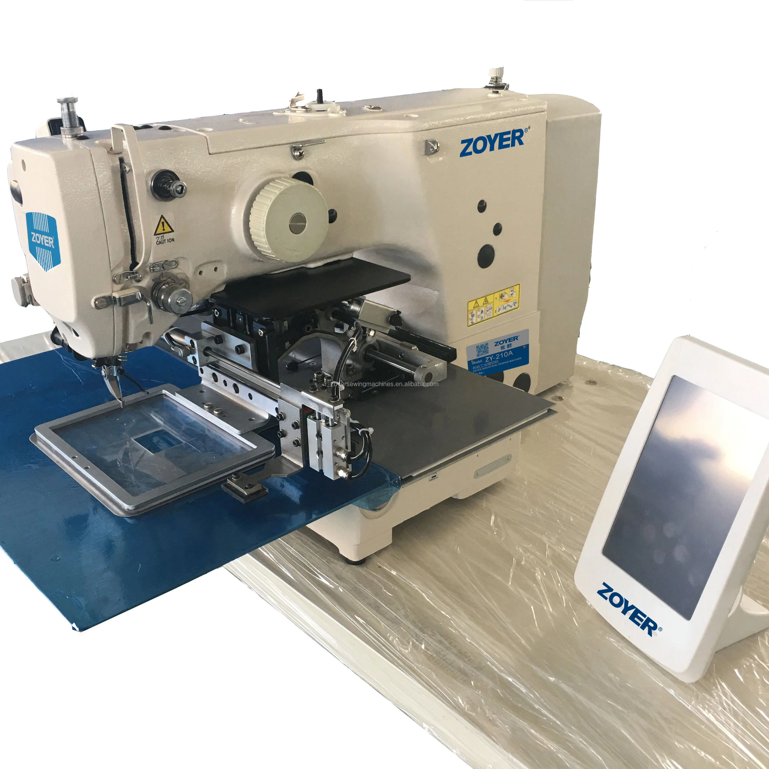 Zy210A  Programmable Pattern Full-atuomatic Sewing Machine with 22*10cm Working Area