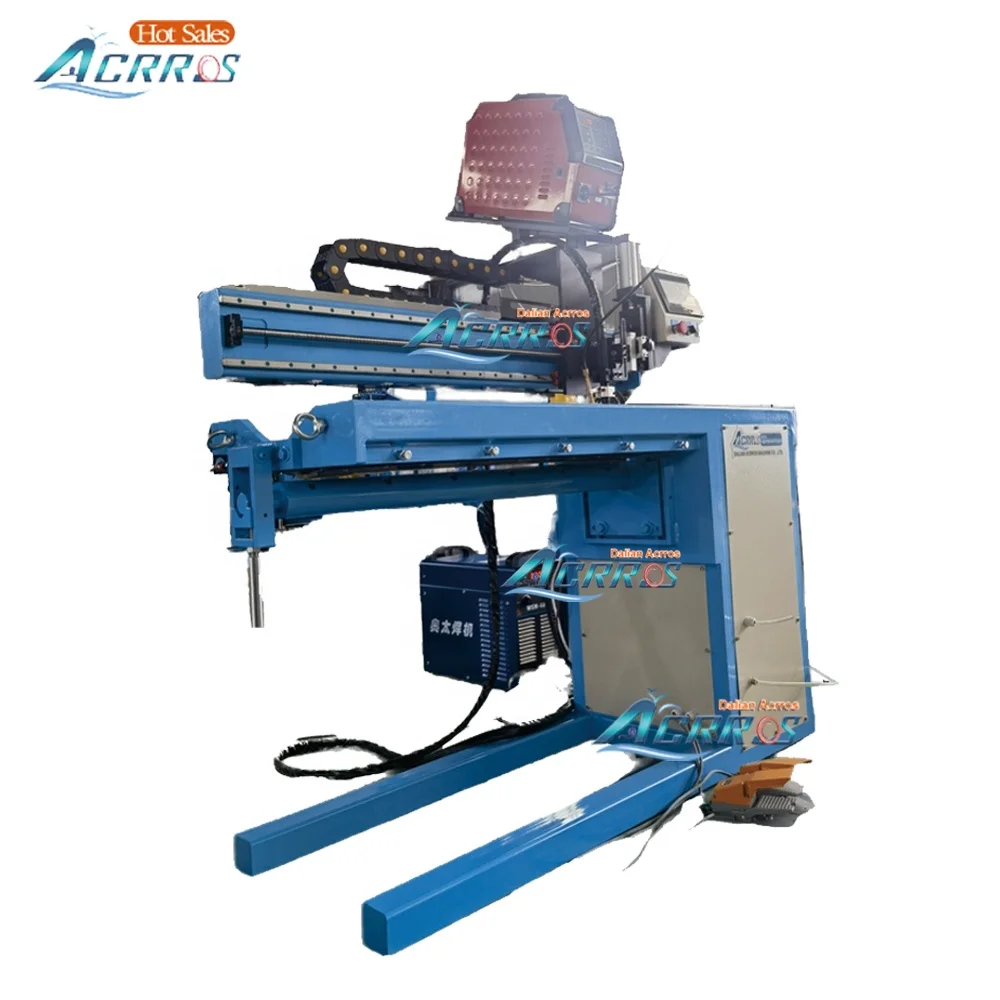 CNC Wire Feeder TIG PLC Automatic Longitudinal Seam Welding Machine for Length 500mm Tube Steel Straight Seam Welding