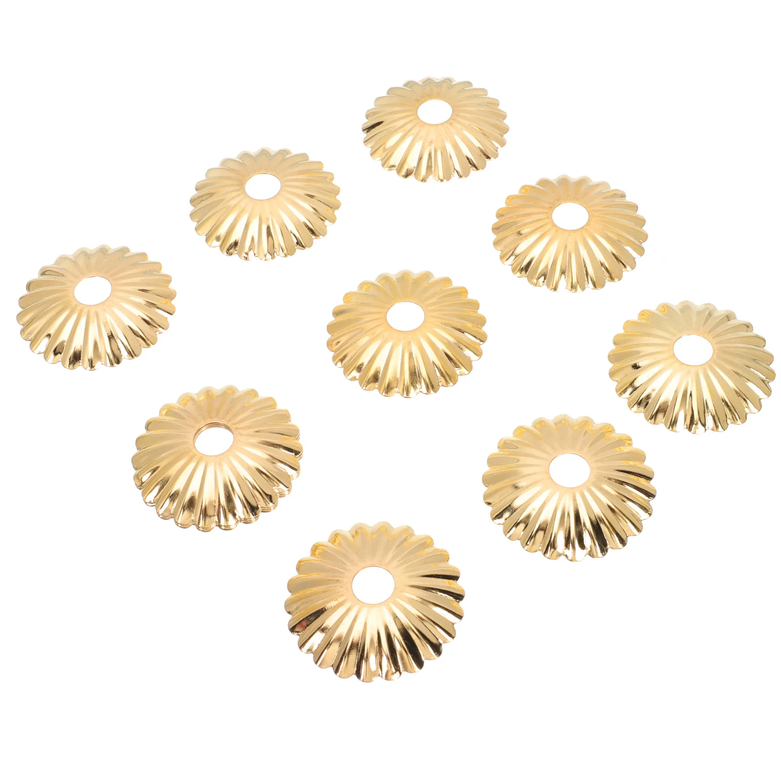 12 قطعة غطاء المصباح على شكل زهرة معدنية ضوء السقف طوقا عباد الشمس تصميم ثريا حديدية غطاء لوحة دائم لغرفة المعيشة