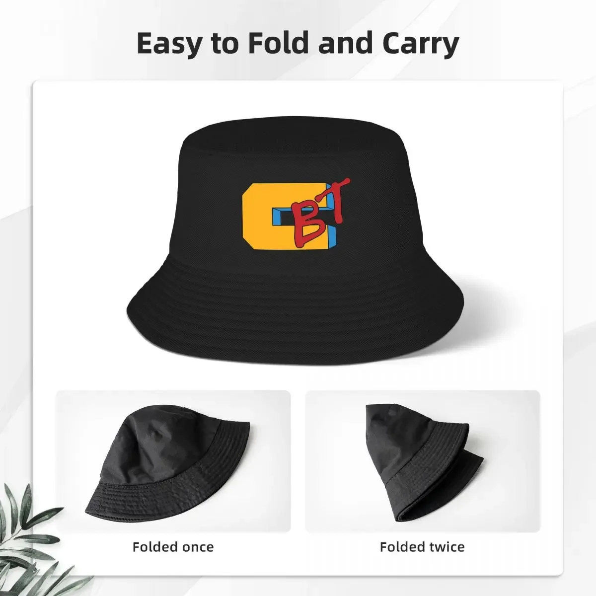 CBT MTV Logo Bucket Hat Panama For Kids Bob Hats Cool Fisherman Hats Summer Beach Fishing Unisex Caps