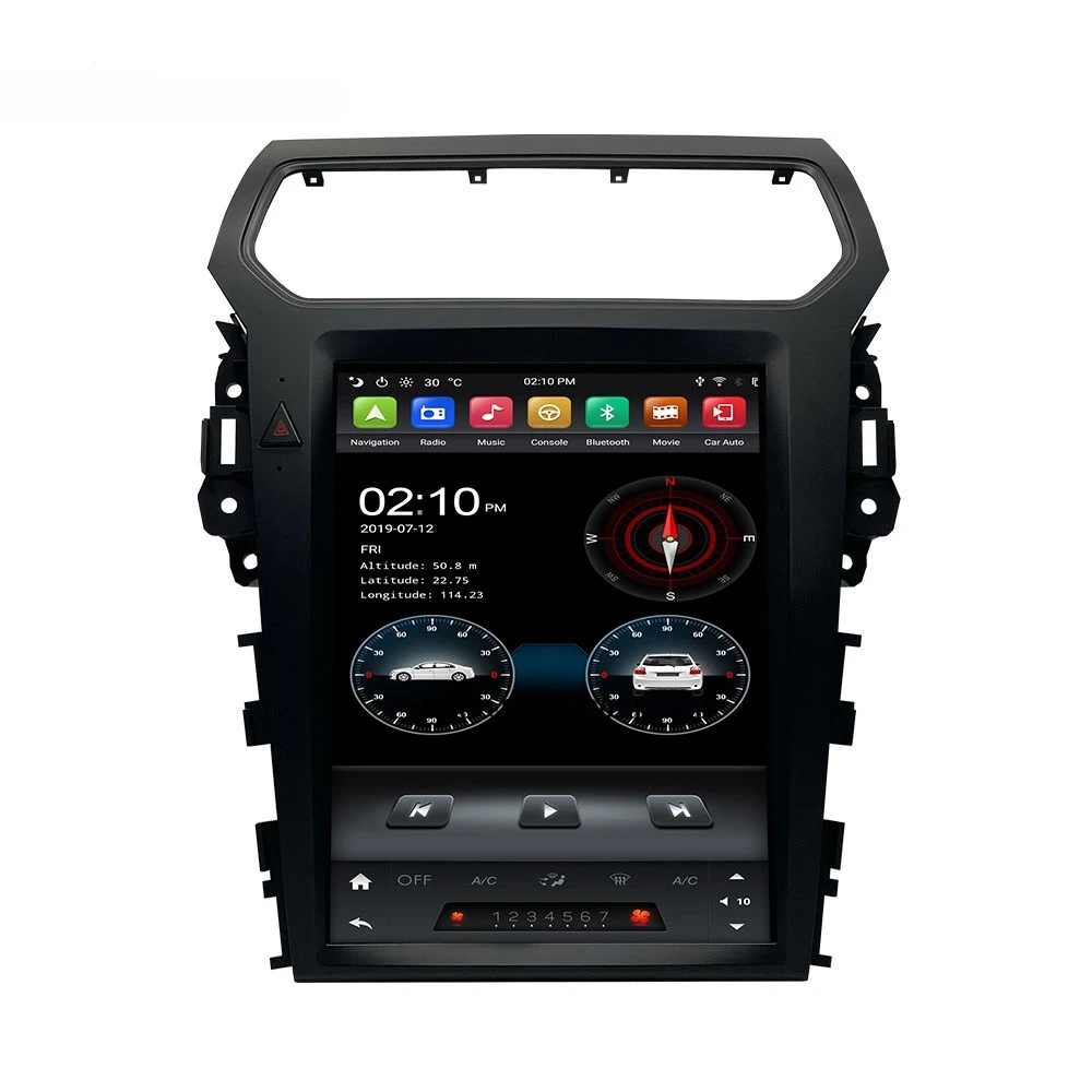 

Kd-12135 Klyde 12.1 Inch Android Car Radio Dvd Player for Ford Explorer 2012-2019 Gps Car Audio Dsp Amplifier