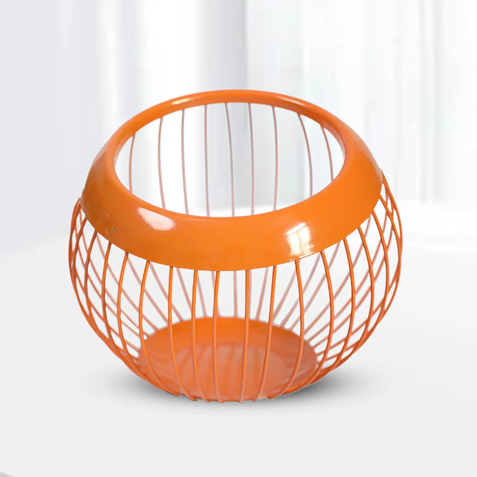 Coffee Pod Holder Large Capacity Metal Wire Fruit Basket for Bar Office Home