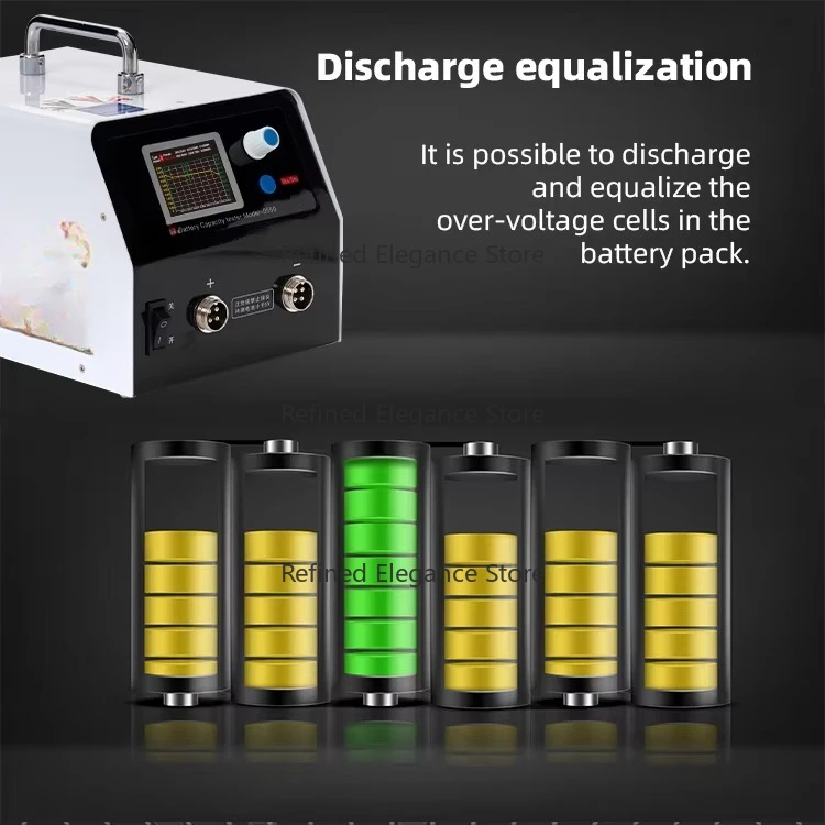 0550 5V 50A Charge Discharge Automatic Cycle Detector Aging Load Lithium Battery Capacity Tester