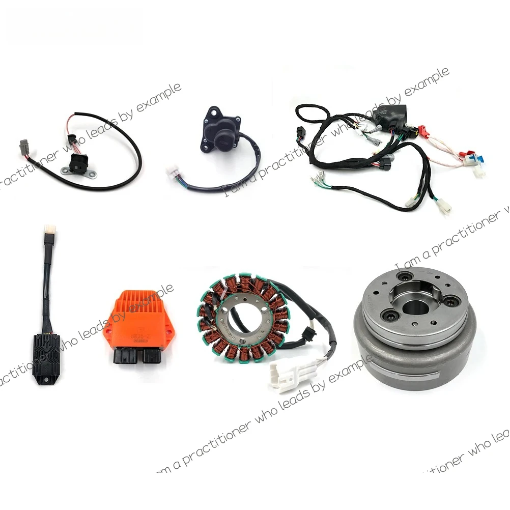 Motorcycle Coil Harness Ignition System Magnet Servo Motor CDI Igniter Wiring Complete Electrical Kit For DT230 MT250 HJ250H GR