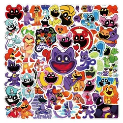 50PCS New Smiling Critters Horror Game Sticker DIY Phone Laptop Luggage Skateboard Graffiti Decals Fun for Toy