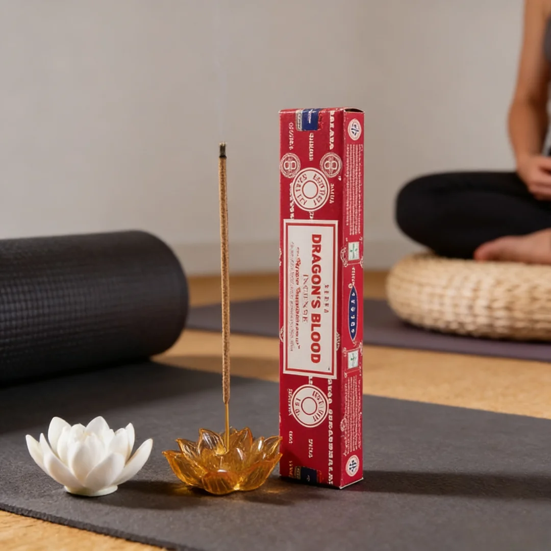 6/12boxes Dragon‘s Blood Incense Sticks Sleeping Aiding Tranquilize Mind Refreshing Scent Home Office Natural Sandalwood Satya