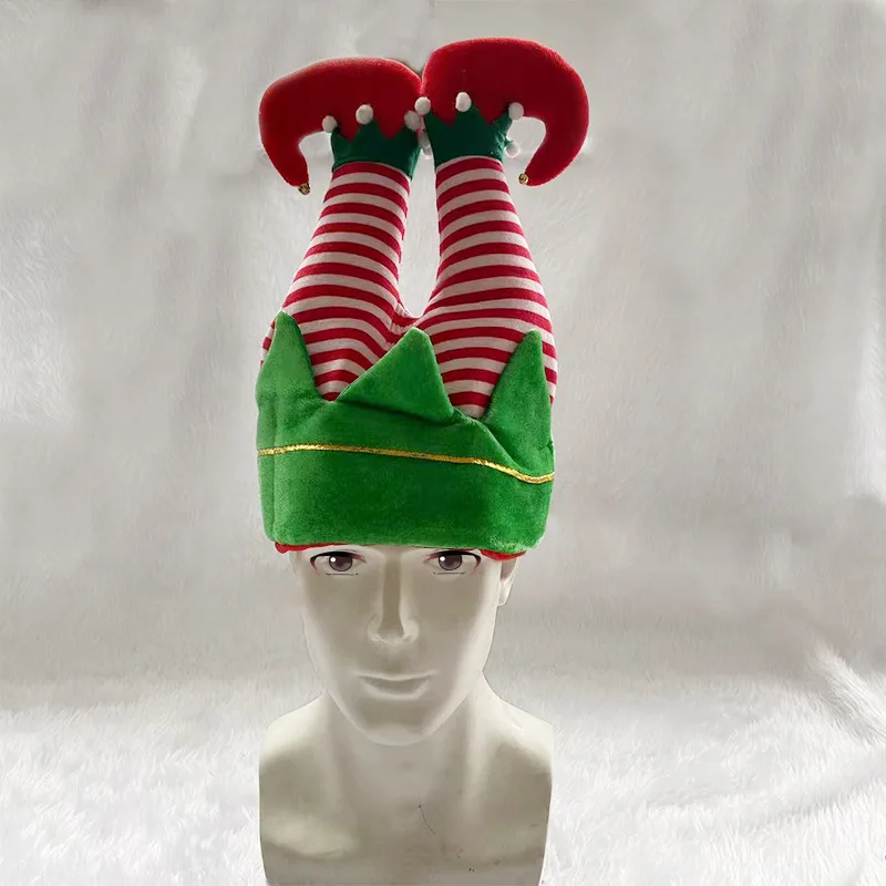 New Christmas Decorations Christmas Hat Adult Children Clown Hats Christmas Hat Party Gift