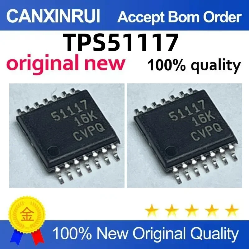 (5-100 pieces)Brand new original TPS51117PWR TPS51117 51117 TSSOP14 spot chip IC