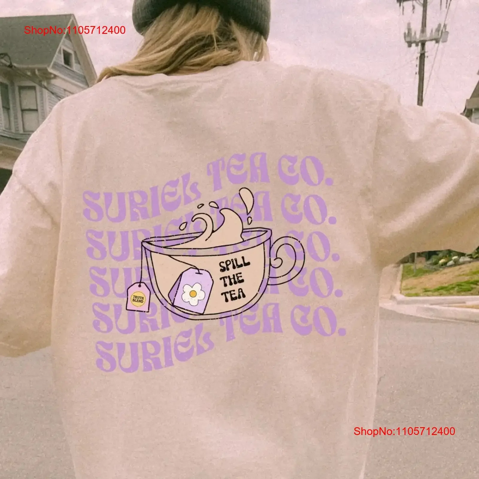 Retro Suriel Tea Co LICENSED Sarah J Maas Acotar Merch Velaris T Shirt Rhysand Crescent City Merchandise Acomaf vintage Washed