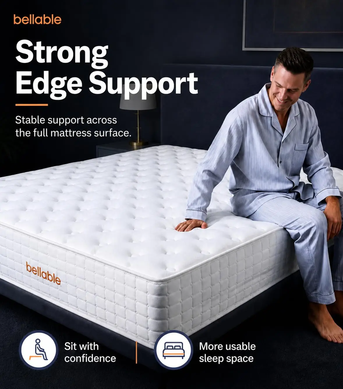 Full Size Mattress, 14 Inch Medium Firm Hybrid Full Mattress, Full Size Mattress in A Box, Memory Foam Individually Pocket Coils