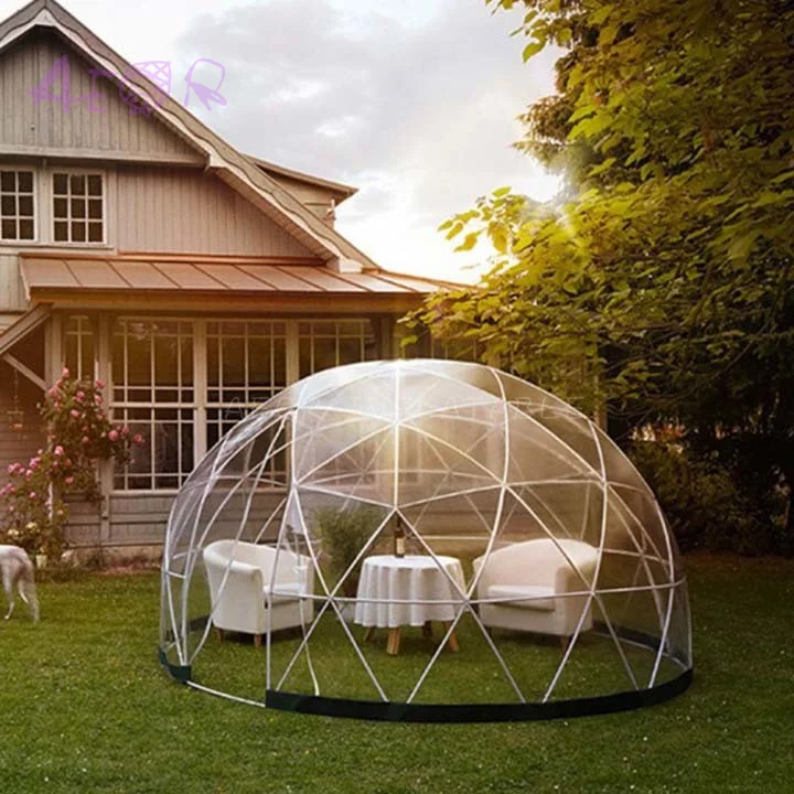 Garden Yard Glamping Dome Tent Inflatable Geodesic Dome Bubble transparent igloo tent for sale