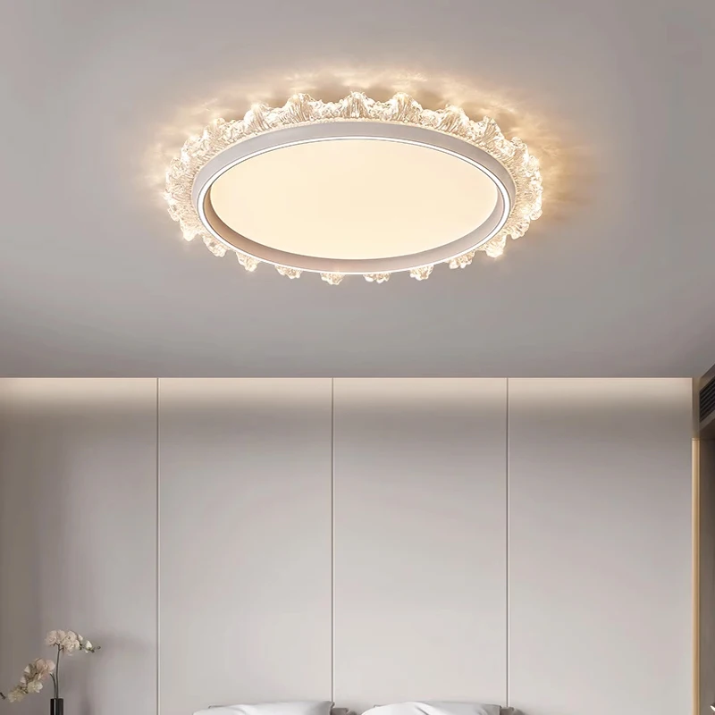 

Modern Round Square Ceiling Light Floral Lace Design LED Chandelier Lamp For Living Room Bedroom Home Decor Lighting Fixture