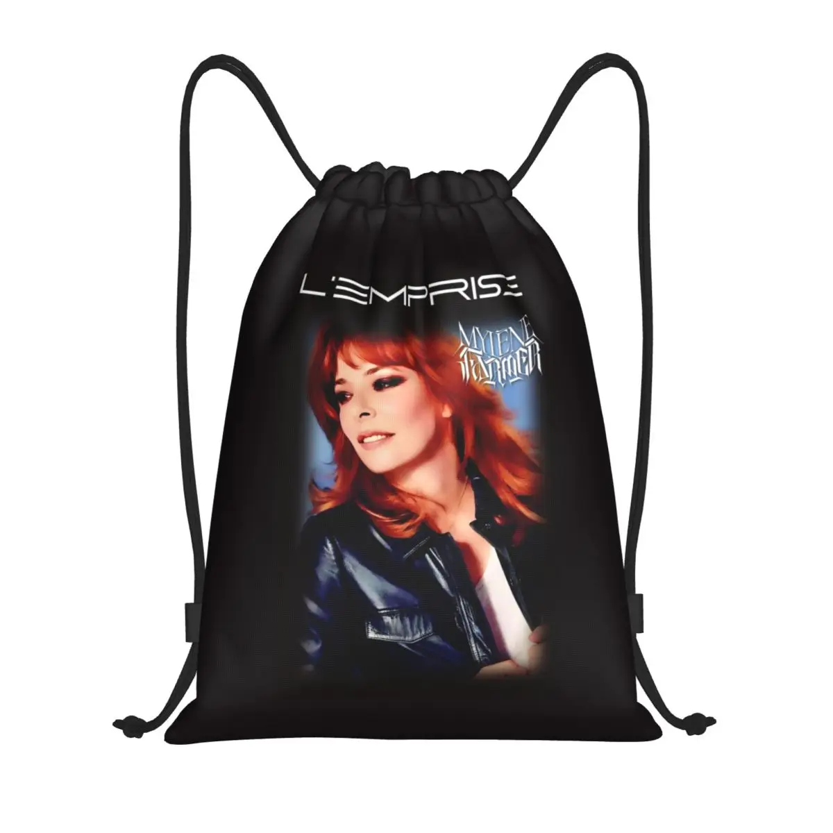 

Пользовательские Mylene Farmer, французская певица, актер, сумки на шнурке для покупок, рюкзаки для йоги, мужские и женские спортивные рюкзаки для спортзала