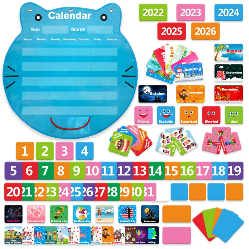 Learning Cathead Calendar About Today Pocket Cards Chart Daily Office Classroom Home Daily Education Classroom Supplies