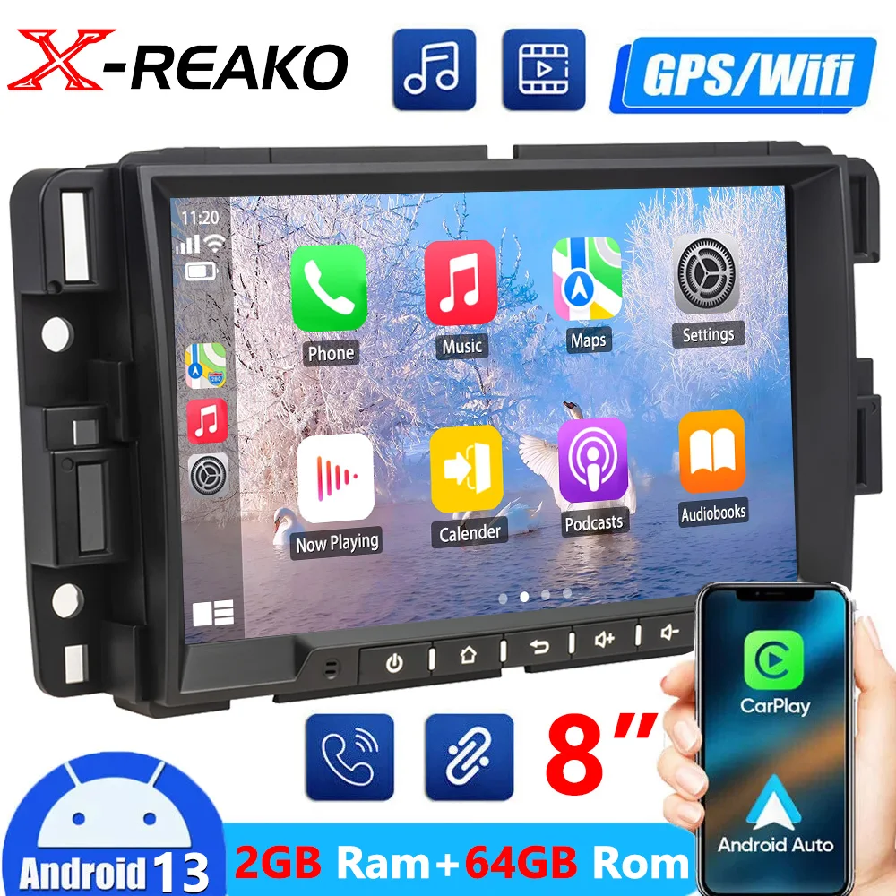 עבור chevrolet אנדרואיד רדיו רכב וידאו fm swc wifi carplay מחדש תצוגה אחורית פונקציה gps עם תיבת canbus