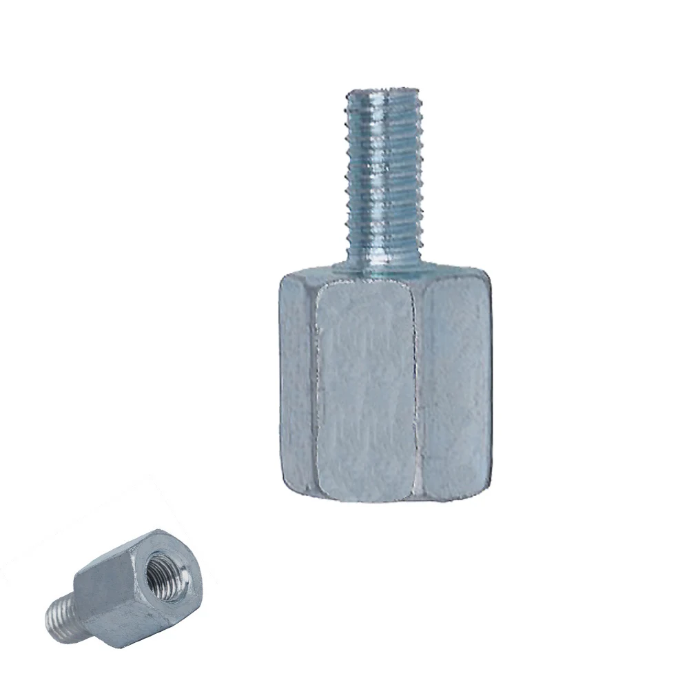 

1pcs Universal Clockwise M6 M10 Thread Rearview Mirror Adapter for Motorcycle 6mm 10mm Male Female Rear View Mirror Screw Bolt