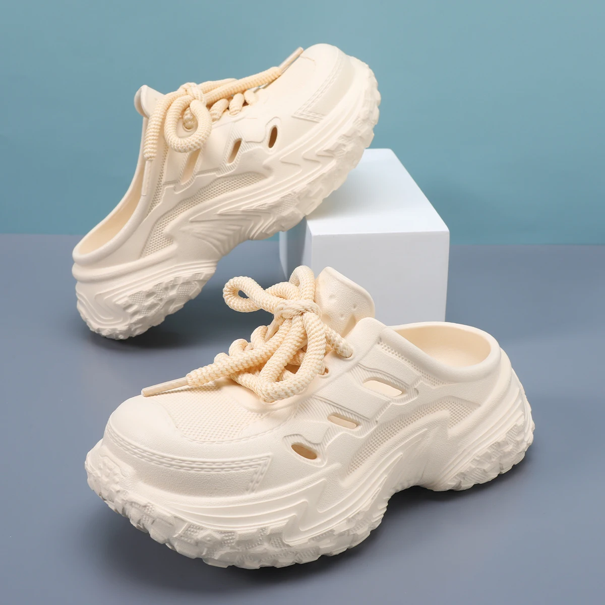 Baby Daily Anti-Slip Floor Home Slides Boys Girls Solid Sandals Toddler Simple Light Wear-Resistant Four-Season Indoor Slippers