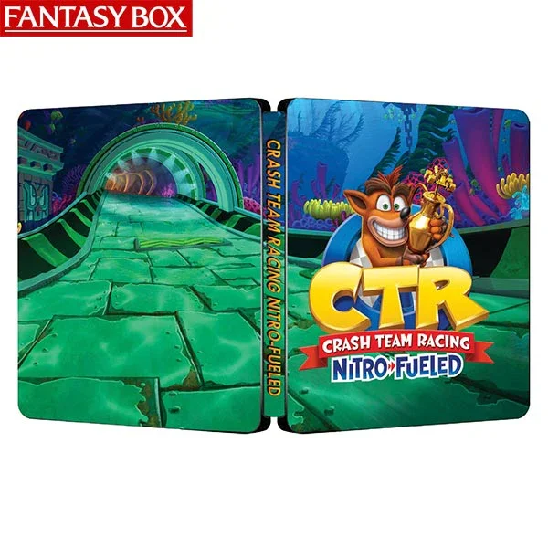 Crash Team Racing CTR Nitro-Fueled Steelcase FantasyBox (Customization,Steel case,Game CD not included)