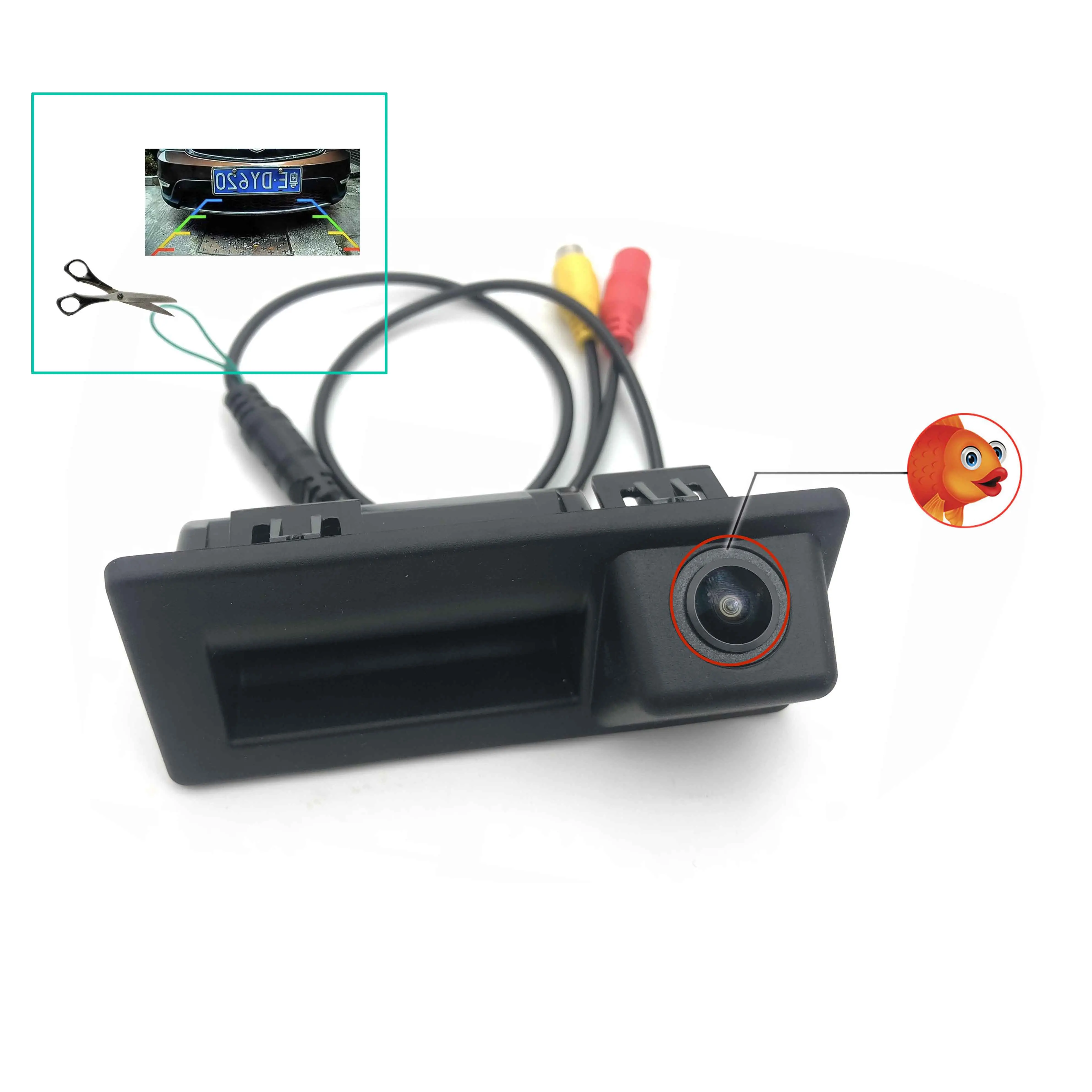 For Skoda Octavia Scout Combi Wagon A7 5E 2013~2019/HD backup camera rear/Instead of Original Factory Trunk Handle Camera