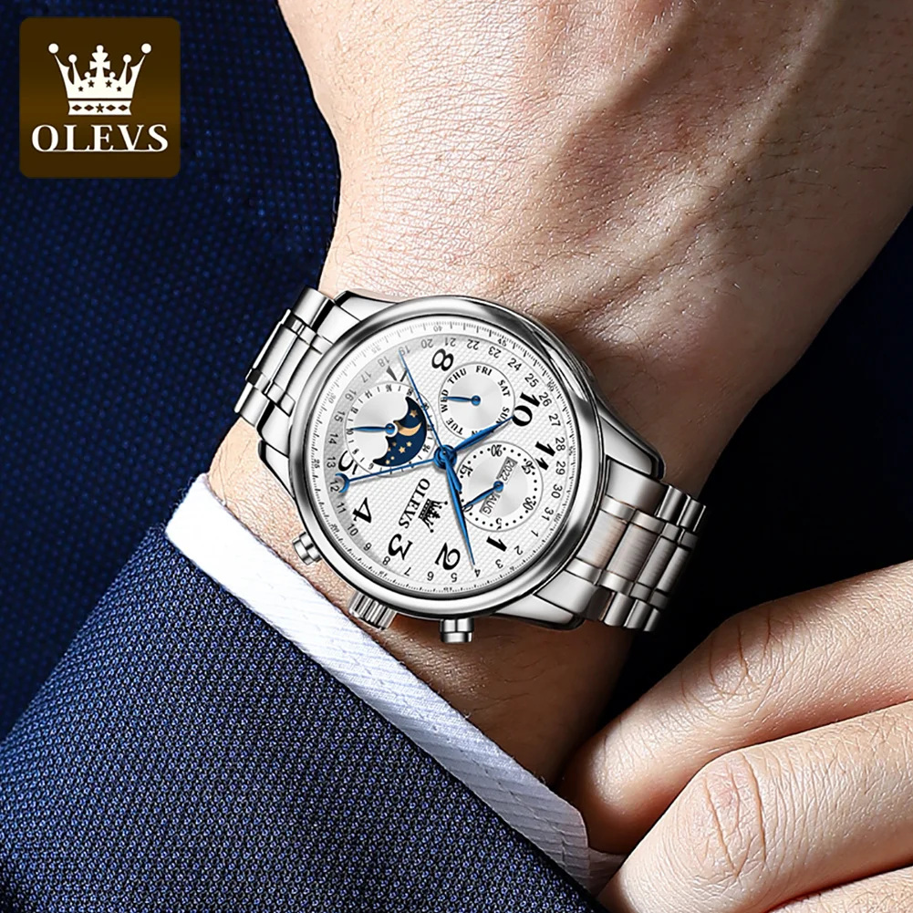 OLEVS 6667 Hot Luxury Original - Minute Repeater Watch review and price