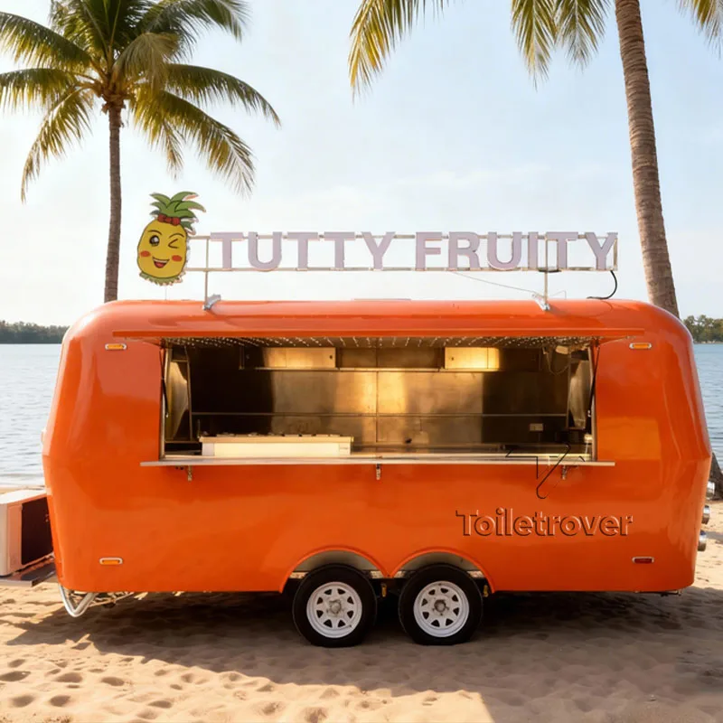 

Commercial Mobile Food Truck Sale Toronto Hot Dog Roasted Chicken Shawarma Bbq Food Concession Trailer