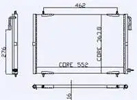 Store code: 200 ABC010 for air conditioning radiator (condenser) P206 GTI 16V 16V 16V ()