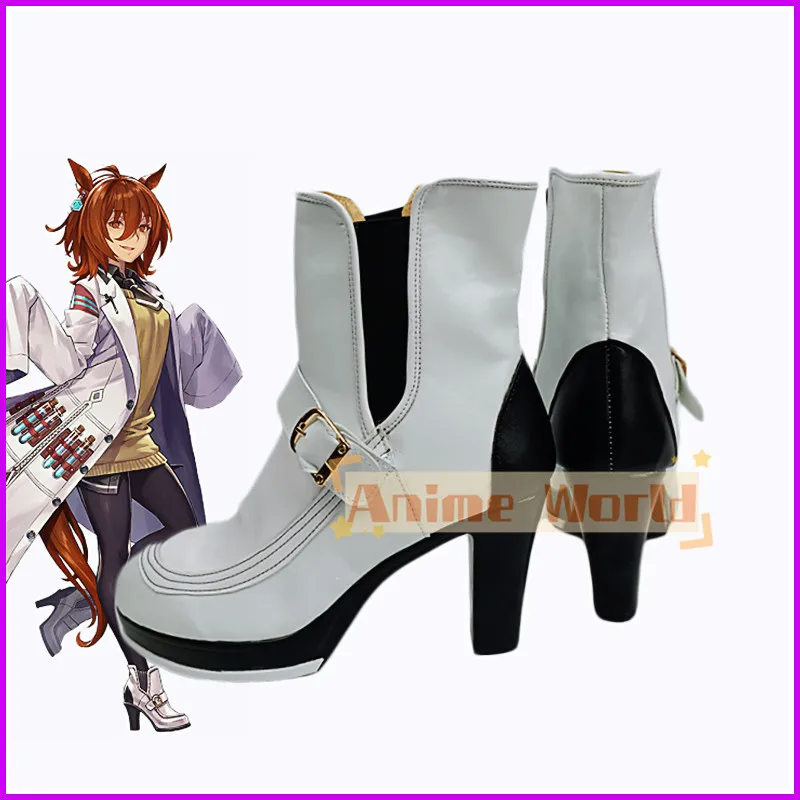 Anime Game Umamusume: Pretty Derby Agnes Tachyon Cos Cosplay Shoes Boots Adult Children Halloween Party Costume Accessories