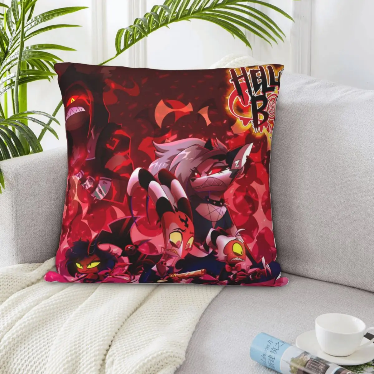 

Helluva Boss Anime 001199 Body Pillow Pillows Cover Pillowcase 45X45 Dakimakura Pillow Case Pillow Cover