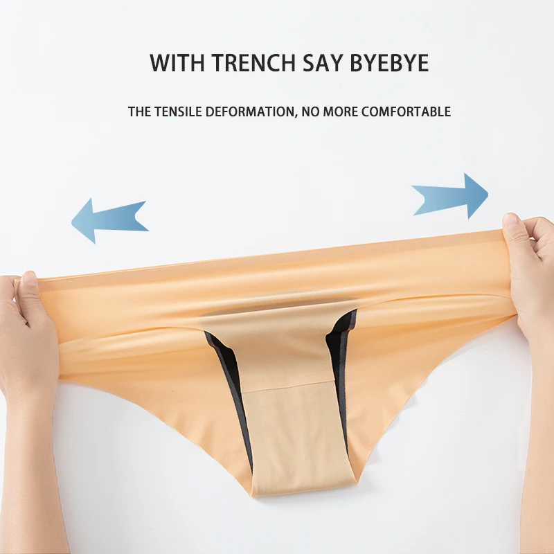 Menstrual Panties Women Underwear intimatePantsHighWaist Absorvent PadSeamless Super Absorbent Abundant Flow BriefWithLeakProof