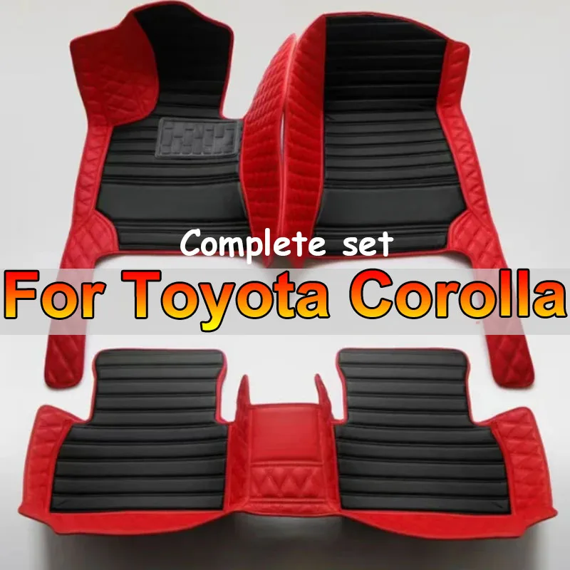 Car Floor Mats For Toyota Corolla X 10th E140 E150 2013 2012 2011 2010 2009 2008 2007 2006 Double Layer Wire Loop Rugs