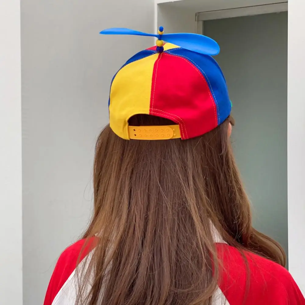 Rainbow Bamboo Dragonfly Baseball Cap Funny Helicopter Propeller Adventure Dad Hat Snapback Hat For Adult Kids Boys Girls