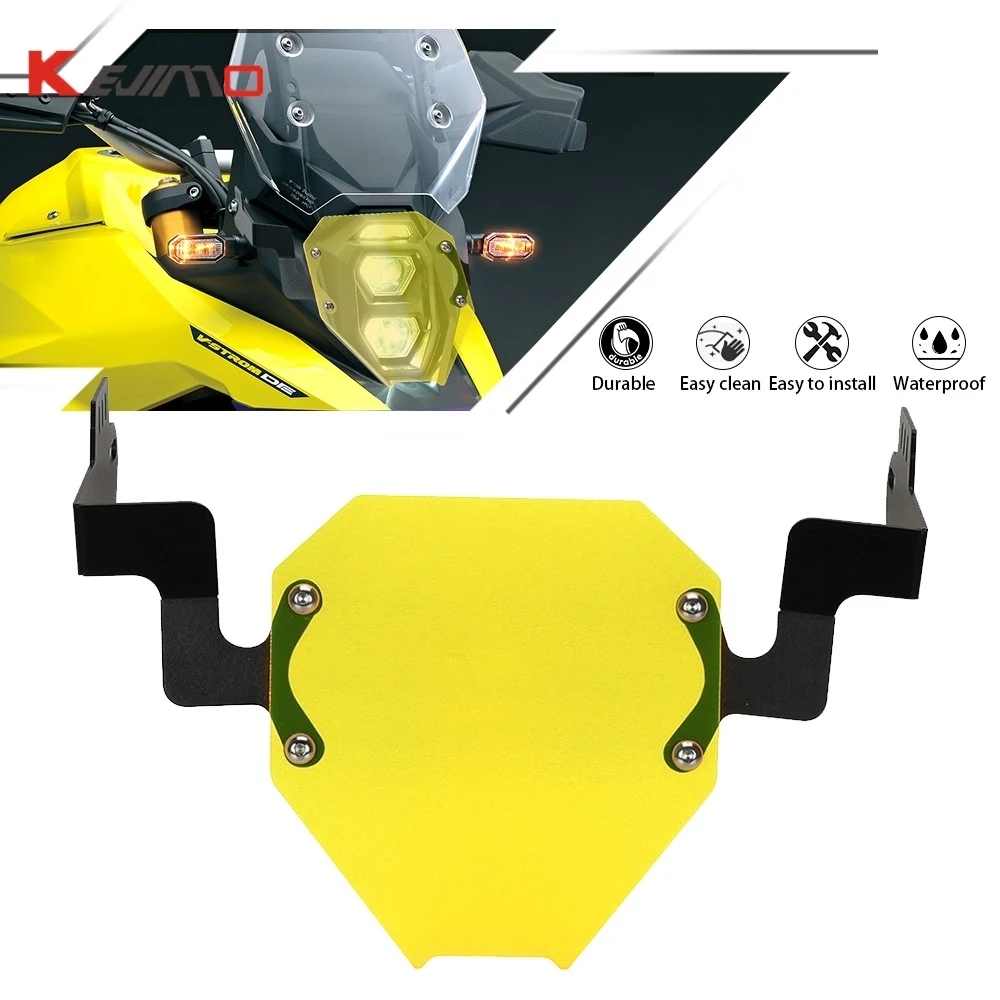 For Suzuki V-Strom 800 DE 2023 2024-2026 Headlight Cover Protection Guard Acrylic V-strom 800de Motorcycle Parts V-STROM 800DE