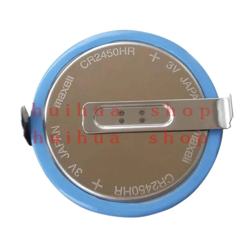 2PCS Original MaxeII CR2450HR with T40 Pin CR2450 CR2450N Lithium Battery 3V for Tire Pressure Monitoring Sensor