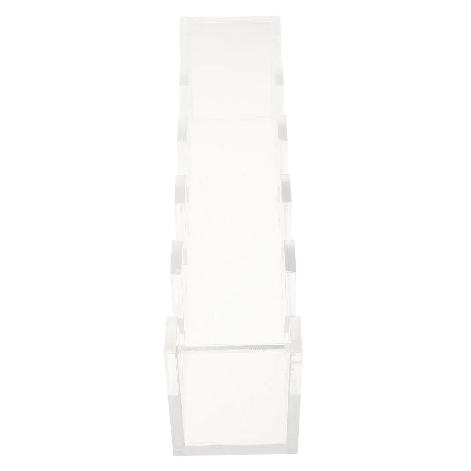 5-Slot Acrylic Laboratory Petri Dish Holder Clear Lab Plate Organizer Space Saving Dish Storage Rack Microbiology Lab