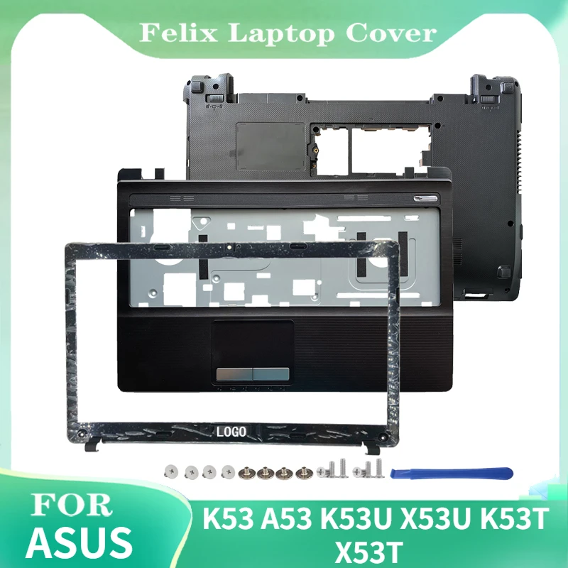 

Screen Frame Cover For Asus A53T K53U K53B X53U K53T K53 X53B K53TA K53Z K53TK Palmrest Upper Cover/Bottom Base AP0J1000400