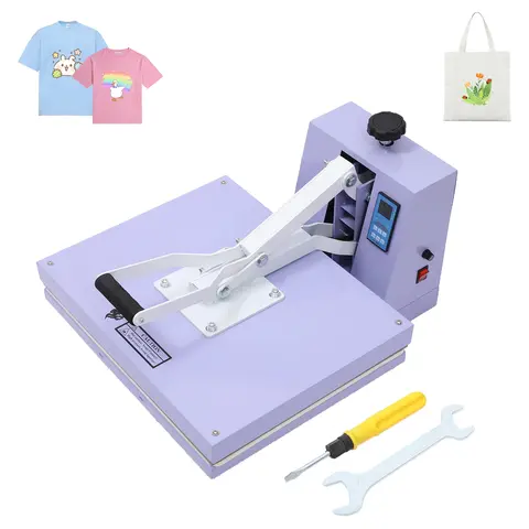 Heat Press Machine for T Shirts Bag Heat Press for Sublimation Vinyl Heat Transfer Projects Heats Up Fast Distribute Heat Evenly