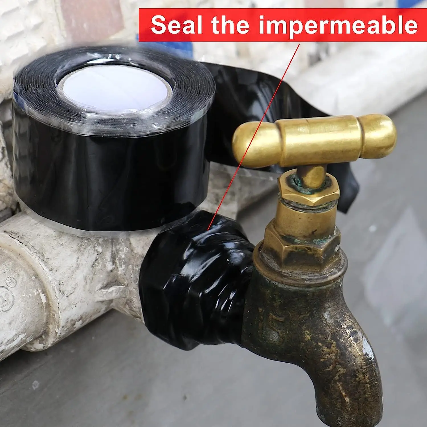 1.5-30m Self-Fusing Silicone Tape Self-Adhesive Plumbing Pipe Repair Tapes Waterproof Hose Leaks Wrapping Electrical Wires Tapes