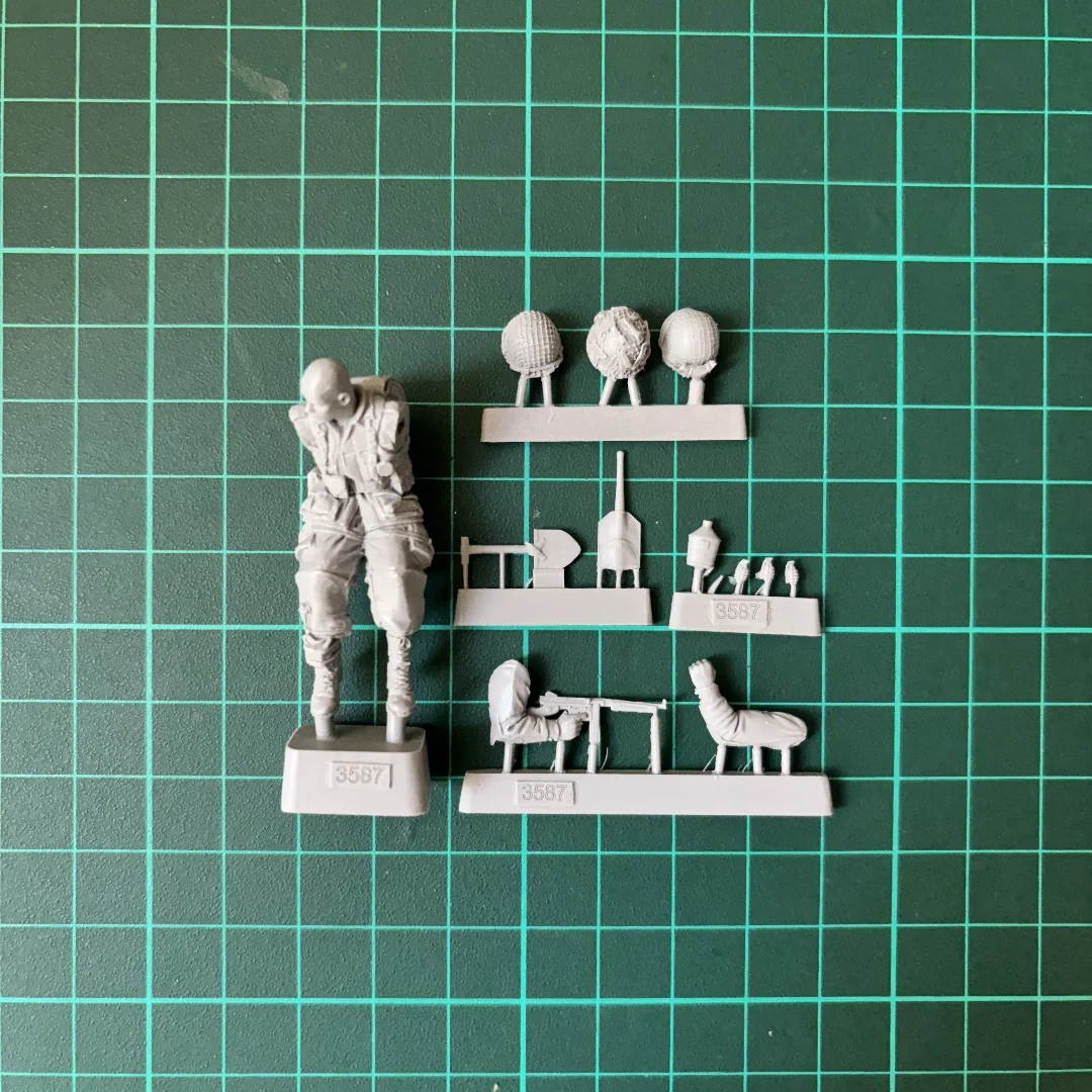 1/35 Resin Unpainted Model Kit, military theme, United States Airborne Division unassembled and unpainted GK, 1297R