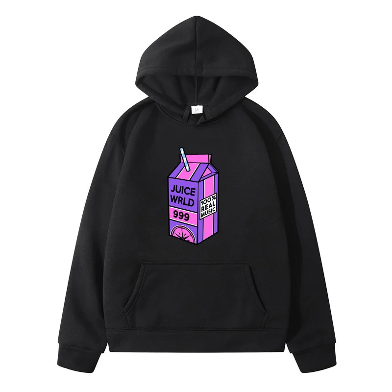 Juice WRLD Hoodies Men Women Hooded Sweatshirts Fashion Hip Hop Casual Pullovers Autumn Boys Girls Black Streetwear Juicewrld