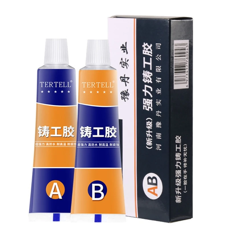 Strong Sealant AB Casting Adhesive Industrial Heat Resistance Cold Weld Metal Repair Paste Defect Repair Agent