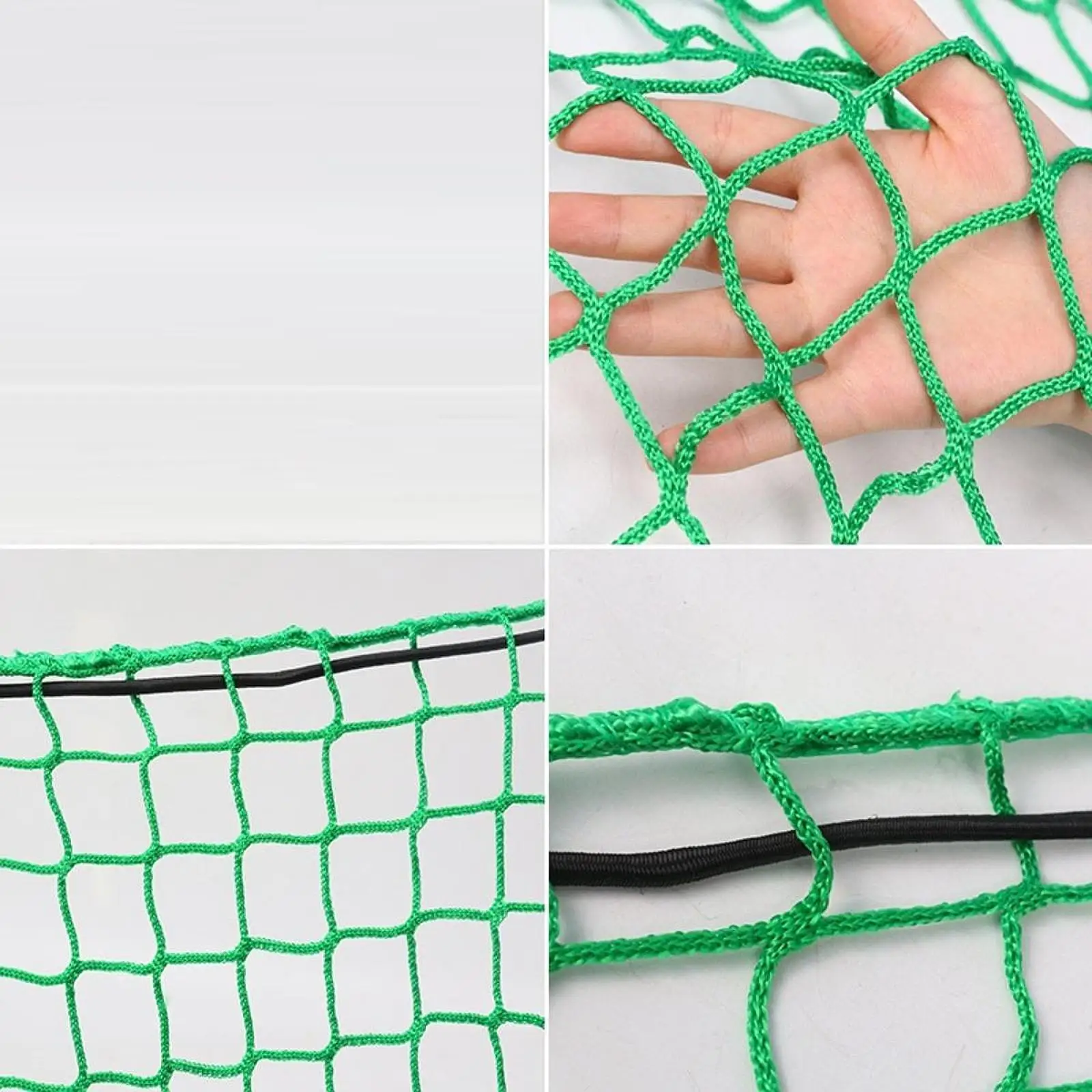 Universal Cargo Net 1.8x2.2 M Green Trip Luggage Sturdy Camping High Performance Universal Truck Bed Accessories Luggage Net