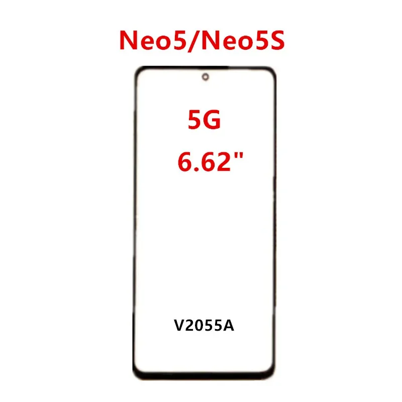 Neo5 Neo3 Touch Screen For Vivo IQOO Neo 6 SE 5 5S Lite 3 Front Panel LCD Display Outer Glass Cover Lens Repair Replace Parts