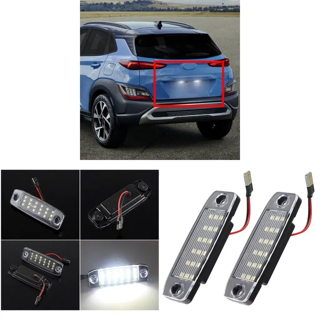  Trailer Truck Position Number Light LED Side Marker Lamp License Plate Lamp