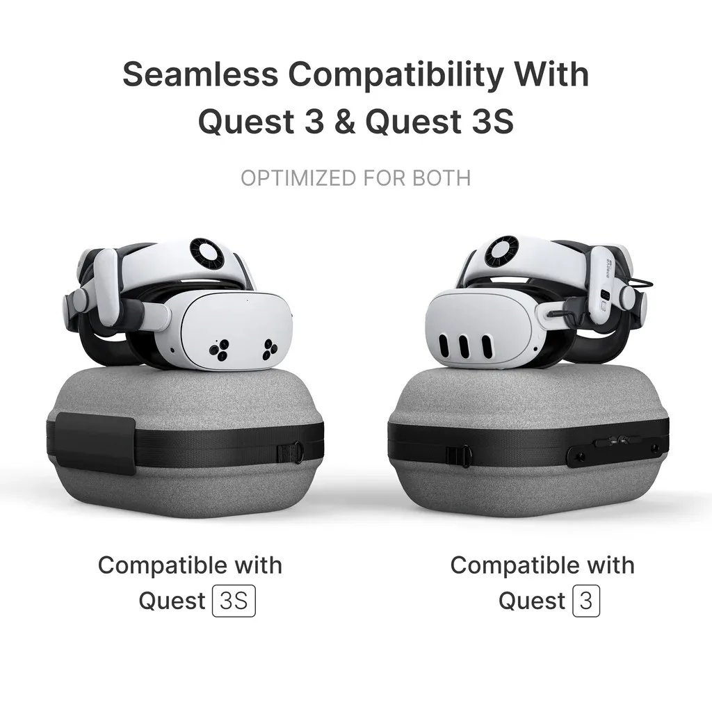 BOBOVR C3 Carrying Case Suitable for Quest3 3S S3 Pro Super Strap Two Travel Modes Inner Support Design High-quality Storage Bag