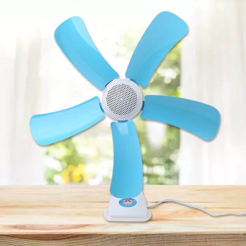 220V Desk Fan Breezer Cooler Office Portable Electric Quiet Clip Fan Table Fan