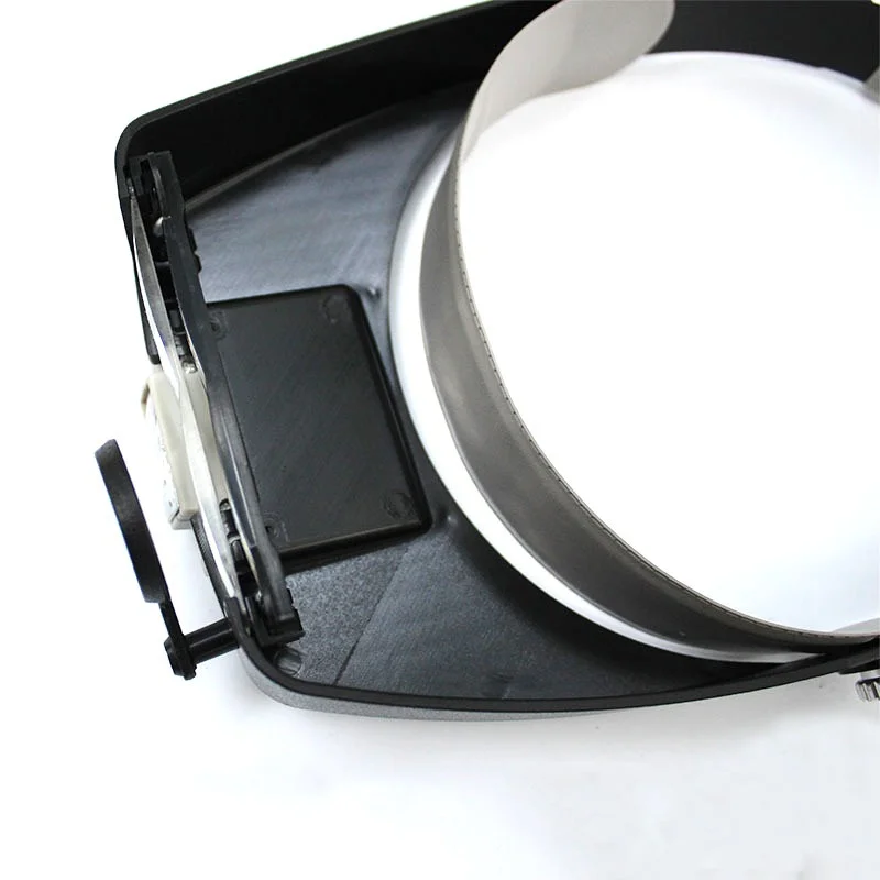 Headband Magnifier 1.5X 3X 6.5X 8X Loupe Head Magnifying Glass Lens Jewelry Watch Repair Watchmaker Magnifier with LED Light