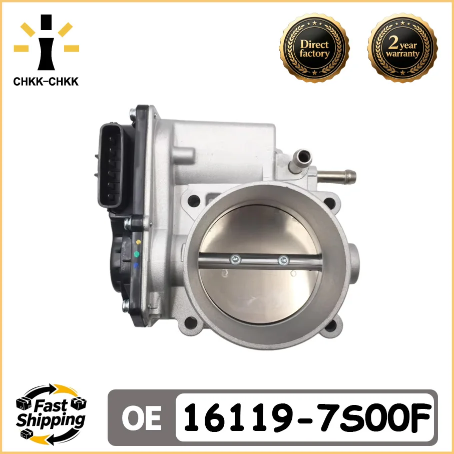 CHKK Throttle Body 16119-7S00F 161197S00F For Nissan Armada Frontier Nv1500 Nv2500 Nv3500 Xterra Pathfinder Titan 4.0L 5.6L