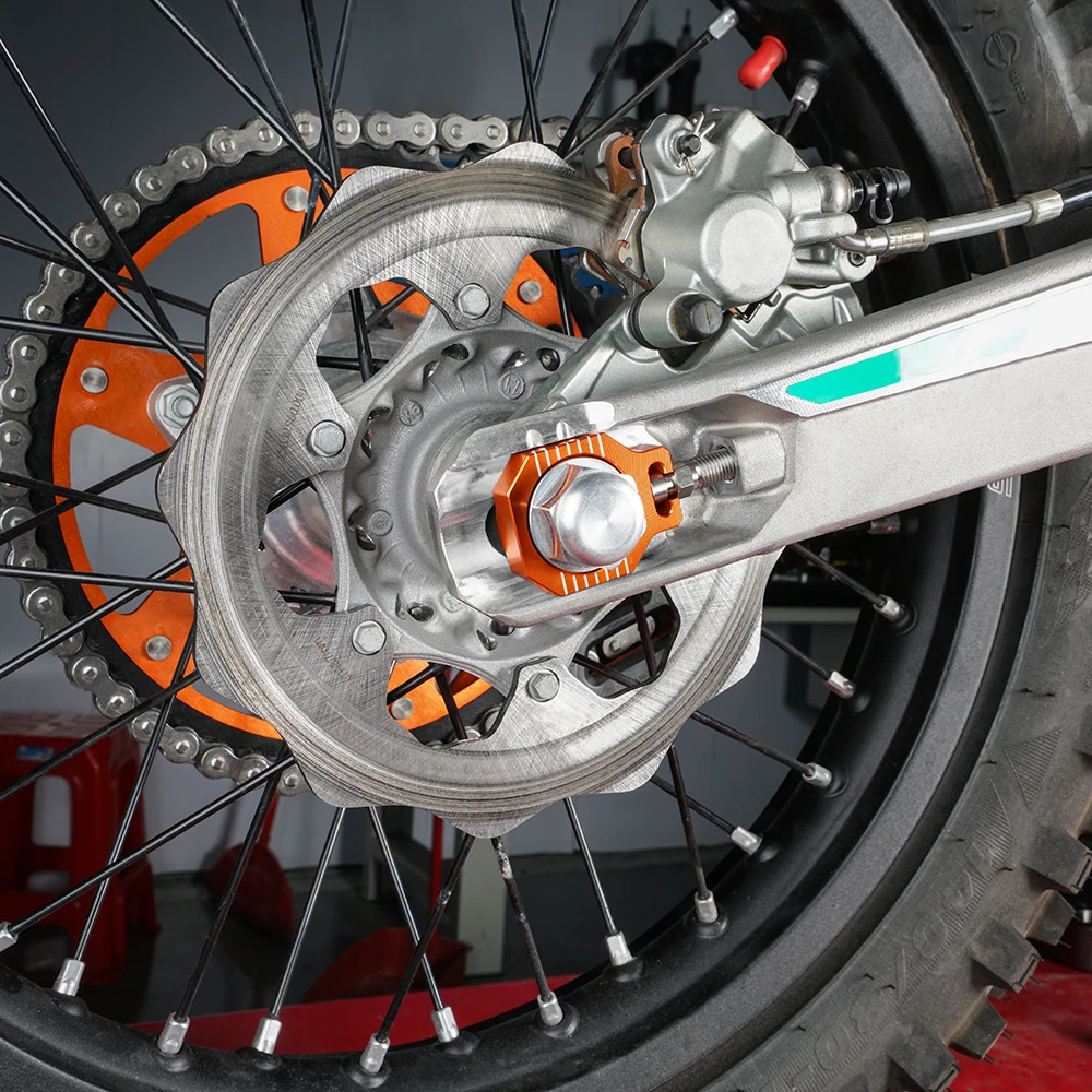For KTM XC SX 125 250 300 350 450 SX-F XC-F 2013-2022 250 450 SXF Factory Edition 2015-2016 25mm Rear Axle Blocks Chain Adjuster