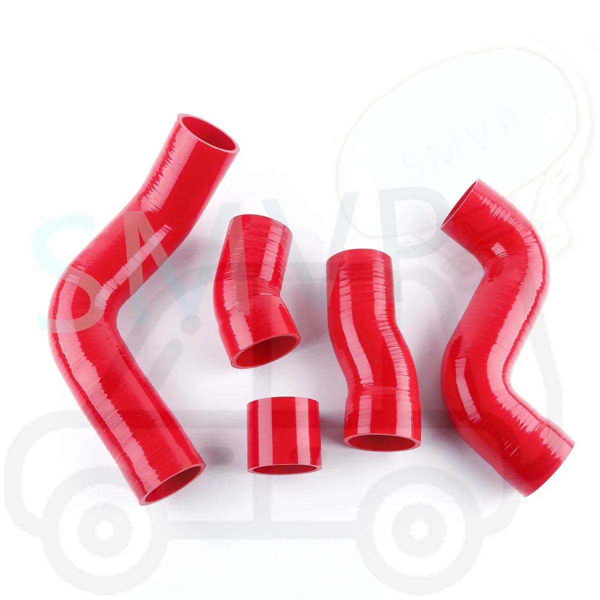 5PCS 4PLY  Silicone Intercooler Tube Hose For 1999-2006 Audi S3 TT Quattro MK1 Leon Cupra R 1.8T 225PS High Performance Parts